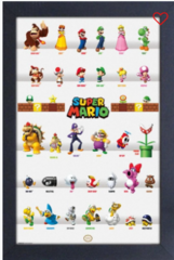 Cadre / Framed - Super Mario (Characters)